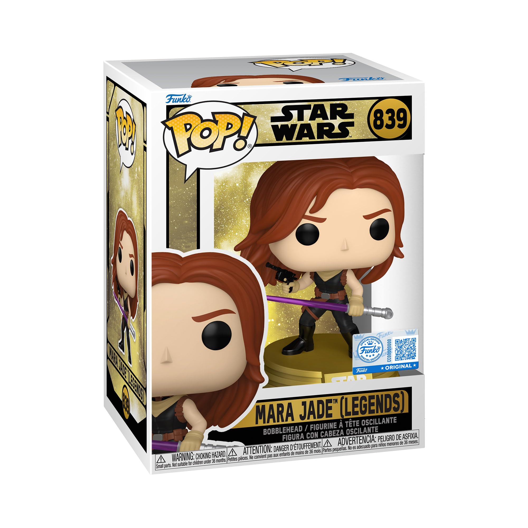 Amazon.com: Funko POP! Star Wars: Legends - Mara Jade : Toys & Games